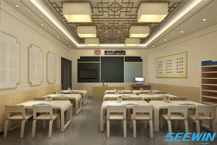 書法教室課桌椅